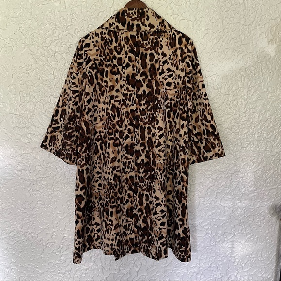 Appraisal Leopard Print Jacket Coat Size Large - Picture 7 of 9